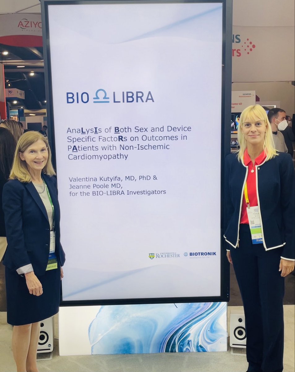 Valentina Kutyifa (@vkutyifa) on Twitter photo Look forward to presenting the late-breaking results of BIO-LIBRA April 26, 9:45 am Ballroom 20 #HRS2025 <a href="/jepoolemd/">Jeanne E Poole</a> <a href="/HRSonline/">Heart Rhythm Society</a> <a href="/URMC_DeptMed/">URMC Department of Medicine</a> <a href="/BIOTRONIK_News/">BIOTRONIK News</a> <a href="/BIOTRONIK_US/">BIOTRONIK US</a> Look forward to presenting the late-breaking results of BIO-LIBRA April 26, 9:45 am Ballroom 20 #HRS2025 <a href="/jepoolemd/">Jeanne E Poole</a> <a href="/HRSonline/">Heart Rhythm Society</a> <a href="/URMC_DeptMed/">URMC Department of Medicine</a> <a href="/BIOTRONIK_News/">BIOTRONIK News</a> <a href="/BIOTRONIK_US/">BIOTRONIK US</a>