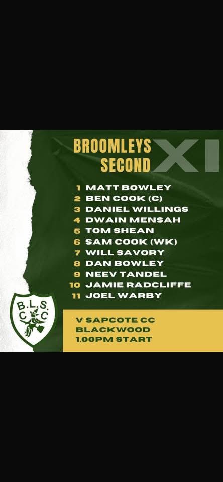 Teams are out for the weekend …