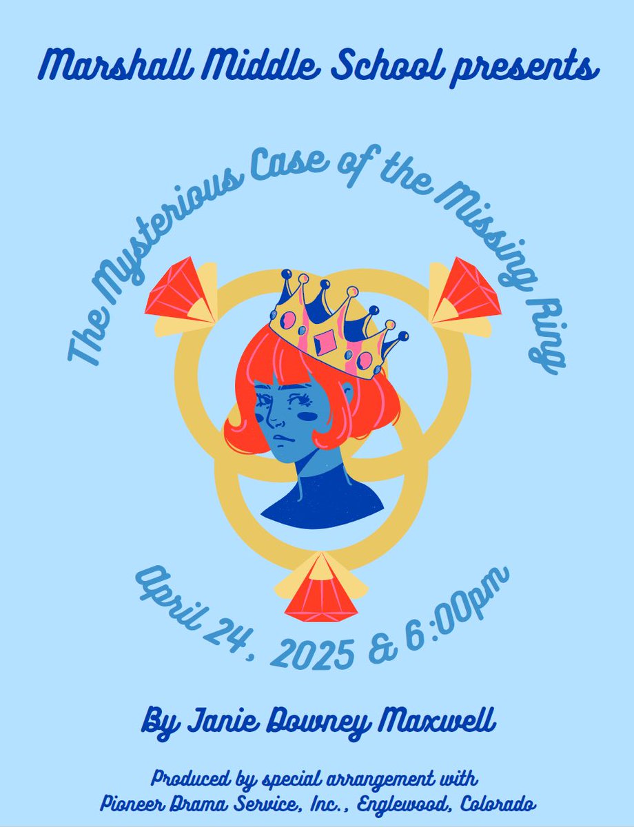 MarshallUSD259 (@marshallusd259) on Twitter photo Come out today & join us for our Marshall theatre students presentation of the “The Mysterious Case of the Missing Ring!” 🔎🕵🏻💍
Today at 6pm!
Bring your family & friends!!
#WeAreMarshall #somosmarshall #wps #wpsproud #theatre #theatrestudents <a href="/WichitaUSD259/">Wichita Public Schools</a> <a href="/KatieTheWXLady/">Katie Western</a> Come out today & join us for our Marshall theatre students presentation of the “The Mysterious Case of the Missing Ring!” 🔎🕵🏻💍
Today at 6pm!
Bring your family & friends!!
#WeAreMarshall #somosmarshall #wps #wpsproud #theatre #theatrestudents <a href="/WichitaUSD259/">Wichita Public Schools</a> <a href="/KatieTheWXLady/">Katie Western</a>