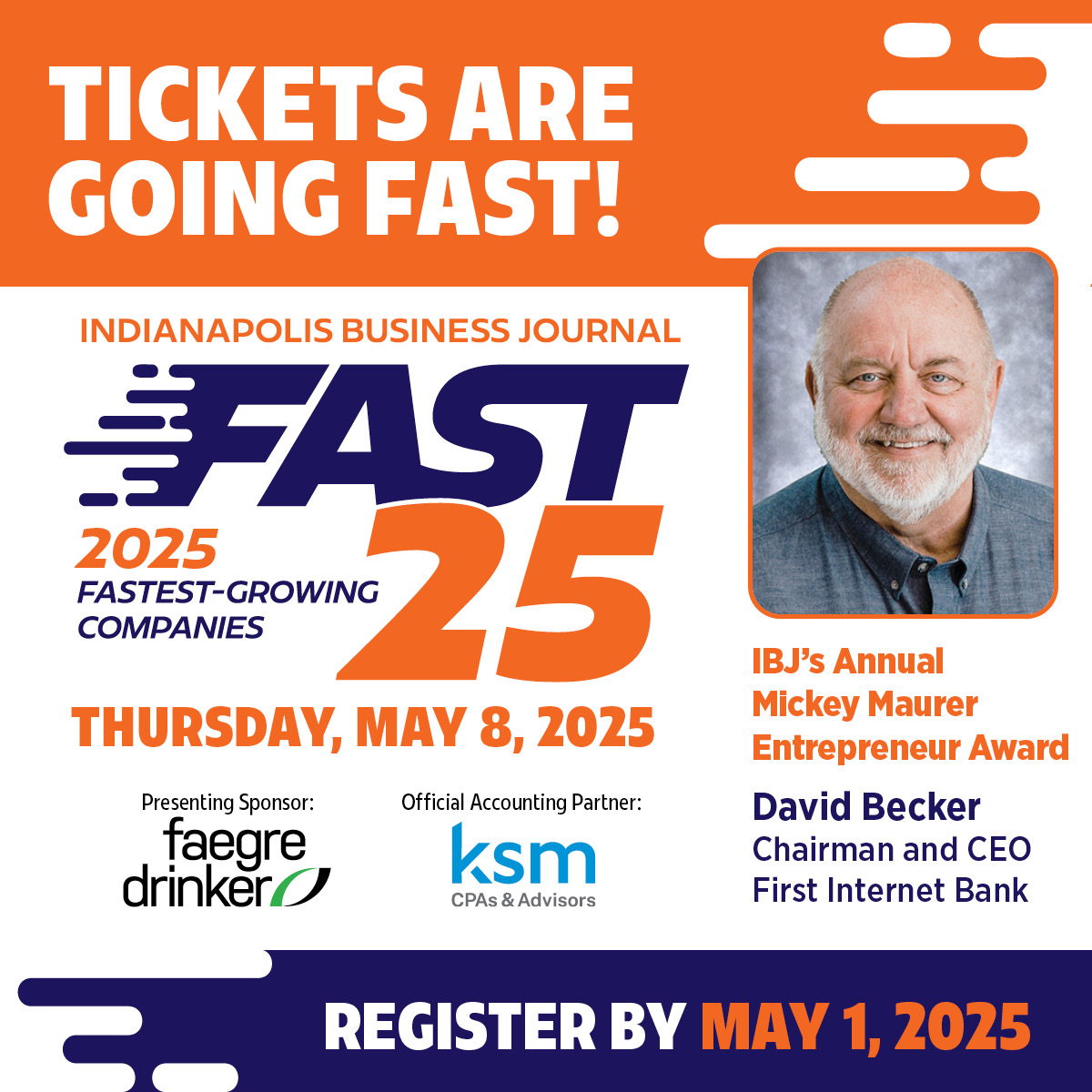 🔥 Don’t miss IBJ’s Fast 25 event! We’re revealing Central Indiana’s fastest-growing companies and ending with cocktails + networking. BONUS: Your ticket gets you into Faegre Drinker’s M&amp;A Conference with national experts on trends, deals &amp; strategy ibj.com/events/2025/fa…!