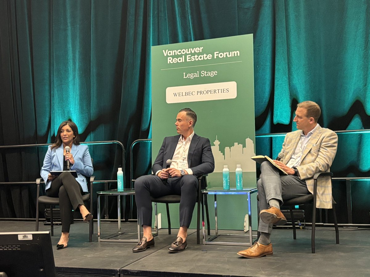 JamiMakan's tweet photo. At #VREF today, experts from Osler, Nicola and EY spoke about structuring real estate joint ventures. Themes included decision-making by limited partners, exit strategies for liquidity, managing reputational risk, and dispute resolution in a scarce capital environment. #VanRE https://t.co/ubDQoJZJad