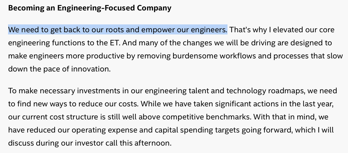 I'm all for making Intel technical again.  Like spectacularly technical like they used to be. 

intc.com/news-events/pr…