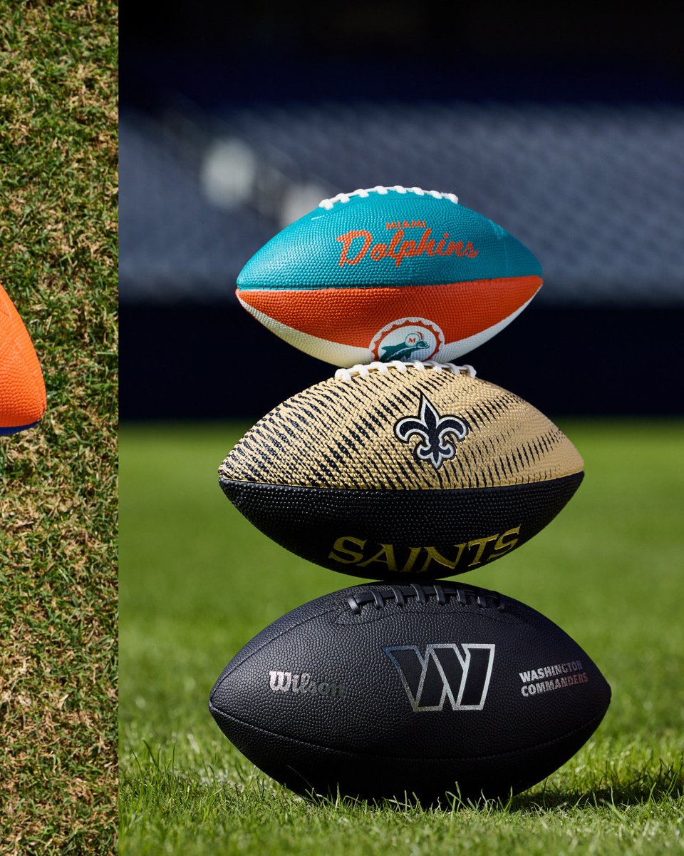 WilsonFootball's tweet image. Your team is on the clock!
Celebrate Draft Day, by shopping our @NFL Team product collection below.
#WilsonFootball #NFLDraft
- -
➡️: spr.ly/60112e0bN
- -