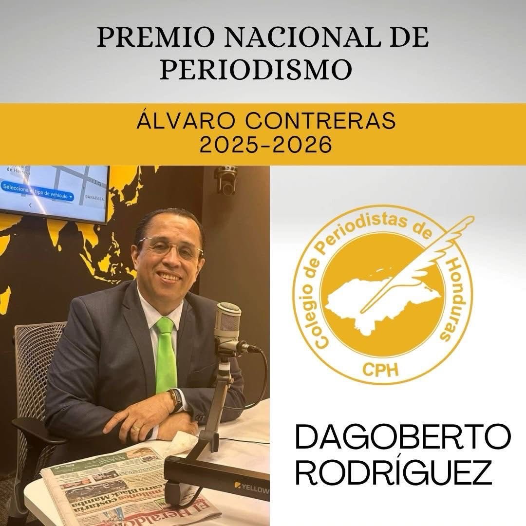 Extiendo mis felicitaciones al #CPH por la selección del amigo y periodista Dagoberto Rodríguez al reconocer en su persona con el premio Álvaro Contreras. ⁦<a href="/darocohn/">Dagoberto Rodríguez C.</a>⁩ no solo es un brillante profesional sino que una persona con principios y valores. ⁦<a href="/diarioelheraldo/">Diario El Heraldo</a>⁩