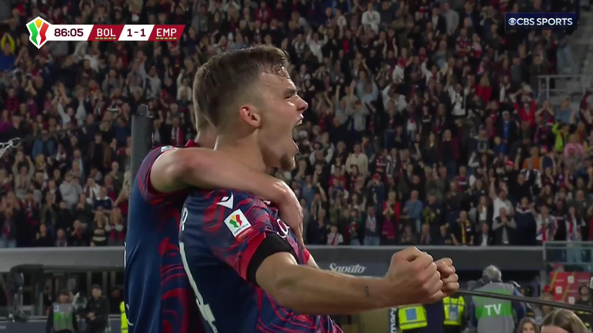 Thijs Dallinga secures Bologna’s ticket to the Coppa Italia final ✅