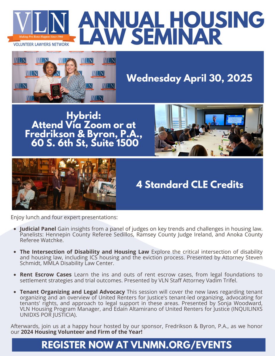 Volunteer Lawyers Network tweet media