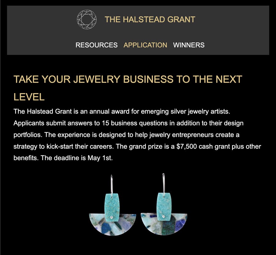 ✨ Are you an emerging jewelry designer working with sterling or fine silver? It’s time to get the support you deserve!

🌟 Make your vision shine—apply before May 1st.
🔗 halsteadbead.com/grant

#JewelryBusiness #SCMSDC #CreativeGrants #BusinessResources #HalsteadGrant