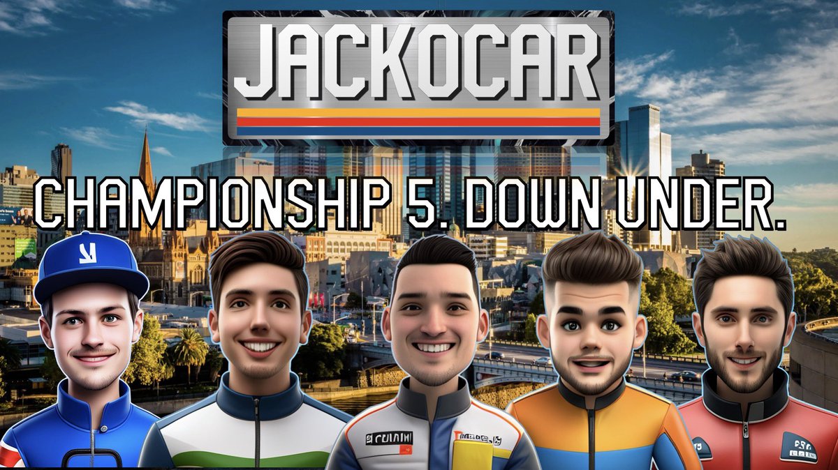 JACKOCAR (@jackocar_) on Twitter photo We have ourselves a showdown
Australia 🇦🇺
19:30 BST
8/5/25
Live on JACKOCAR’s YouTube
<a href="/Speed_Leroy/">leroy</a>
<a href="/JohannesMeles/">Johannes Meles</a>
<a href="/ART_Kajman321/">Jake O’Sullivan</a>
<a href="/ERT_Corey/">⁴⁴corey</a>
<a href="/ERT_Arnaud/">ERT_Arnaud</a> We have ourselves a showdown
Australia 🇦🇺
19:30 BST
8/5/25
Live on JACKOCAR’s YouTube
<a href="/Speed_Leroy/">leroy</a>
<a href="/JohannesMeles/">Johannes Meles</a>
<a href="/ART_Kajman321/">Jake O’Sullivan</a>
<a href="/ERT_Corey/">⁴⁴corey</a>
<a href="/ERT_Arnaud/">ERT_Arnaud</a>