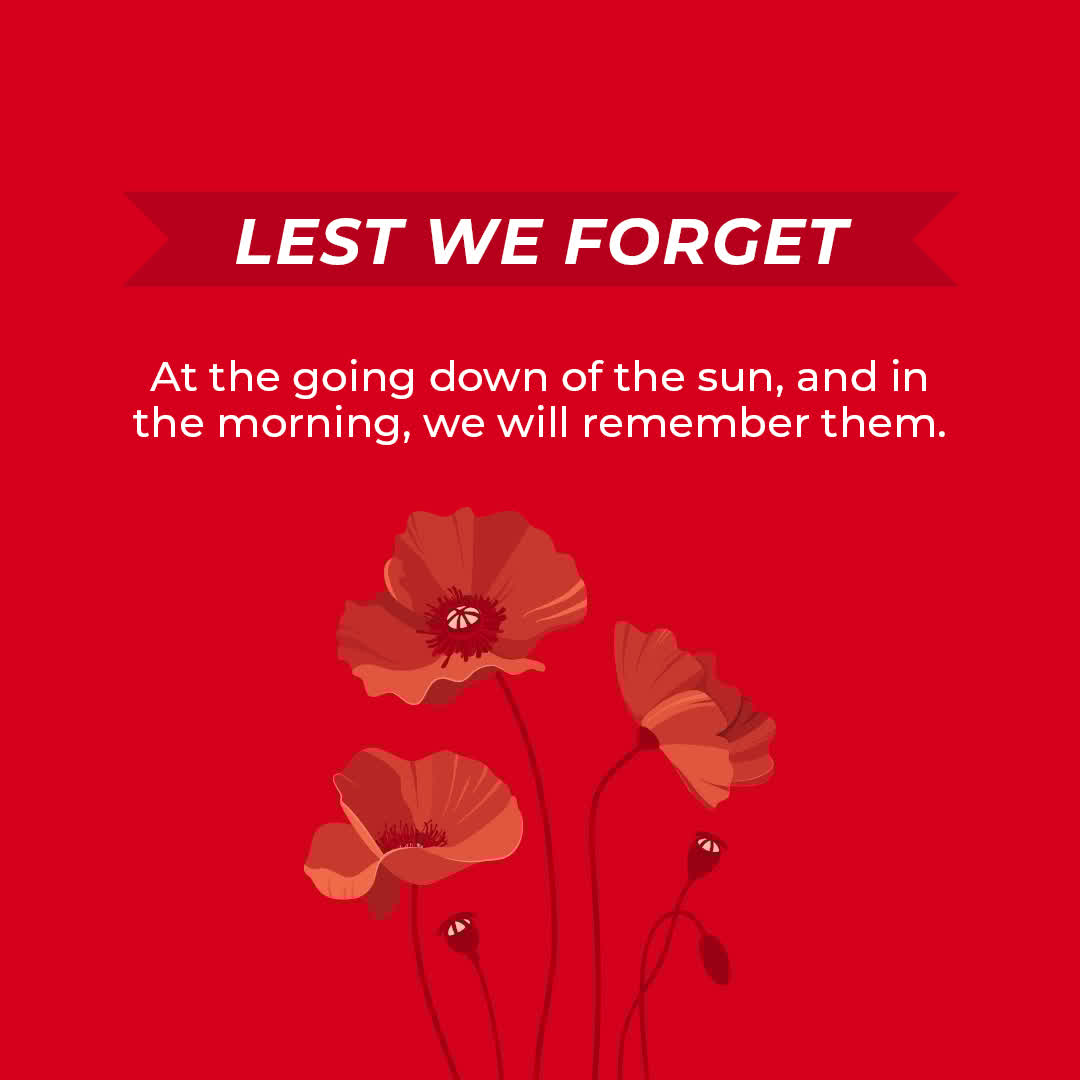 Today, we pause to remember and honour the courage, sacrifice, and spirit of the ANZACs.

Lest we forget.

#ANZACDay #LestWeForget
