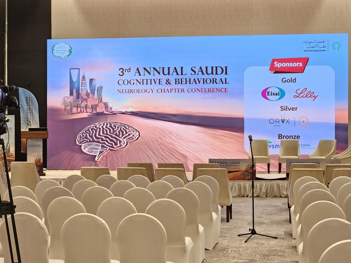 أهلا بكم في المؤتمر الثالث!
#الرياض_الان #السعودية #الزهايمر
<a href="/saudi_neurology/">Saudi Neurology Society</a>