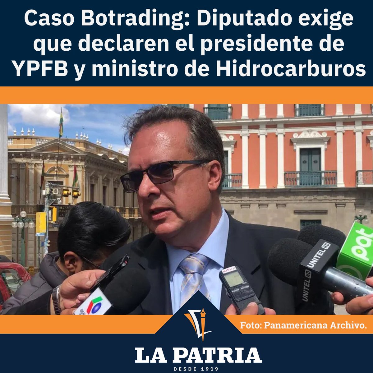 LaPatriaDigital's tweet image. La Comisión de Diputados, liderada por Carlos Alarcón, sigue investigando los contratos de Botrading con YPFB. Se esperan declaraciones clave en las próximas horas. ¿Qué revelaciones nos traerán? Más información aquí: nota.bo/CuMC5b
#YPFB #Botrading #Bolivia