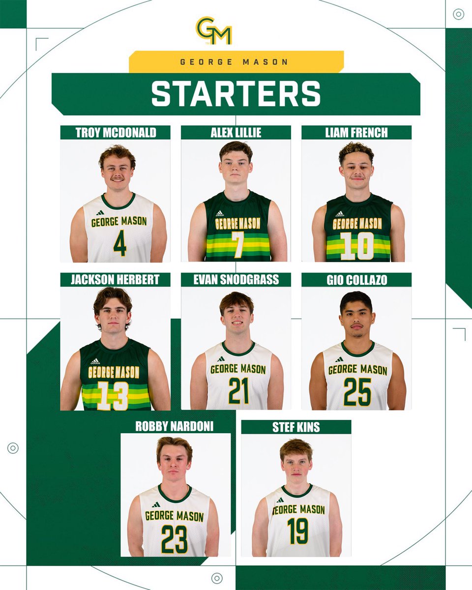 The starters today vs Princeton