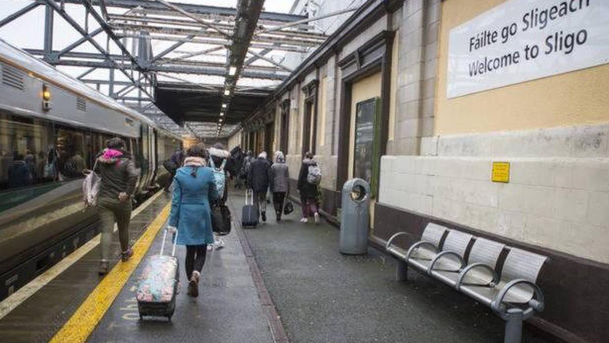 West=On=Track (@westontrackirl) on Twitter photo Sligo’s (pop 20,000) first daily rail arrival is not until 10:16 AM. More early morning arrivals is a MUST to enable #commuting for #college #students #healthcare #tourism #employment #leisure <a href="/SligosBuzzin/">Sligo'sBuzzin</a> <a href="/SligoPPN/">Sligo PPN</a> <a href="/sligohub1/">Sligo Hub</a> <a href="/SligoChamber/">Sligo Chamber</a> <a href="/glasshousesligo/">The Glasshouse</a> <a href="/atusligo_ie/">ATU Sligo</a> Sligo’s (pop 20,000) first daily rail arrival is not until 10:16 AM. More early morning arrivals is a MUST to enable #commuting for #college #students #healthcare #tourism #employment #leisure <a href="/SligosBuzzin/">Sligo'sBuzzin</a> <a href="/SligoPPN/">Sligo PPN</a> <a href="/sligohub1/">Sligo Hub</a> <a href="/SligoChamber/">Sligo Chamber</a> <a href="/glasshousesligo/">The Glasshouse</a> <a href="/atusligo_ie/">ATU Sligo</a>