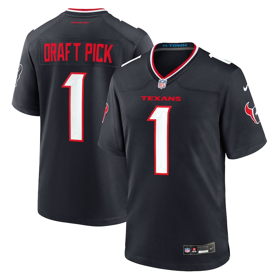 Because we didn't have a first round pick last year, one lucky player is gonna be the first to hoist a new Texans jersey on the draft stage. Any guesses who???