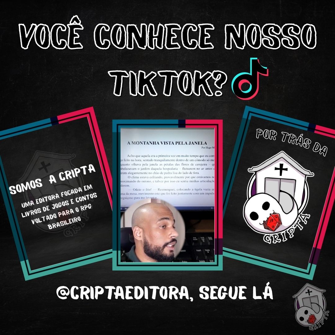 CriptaEditora's tweet image. Você conhece nosso tiktok?
Siga a gente por lá pra não perder nada que tem muito conteúdo maneiro vindo👻
#cripta #editora #conteúdo #tiktok