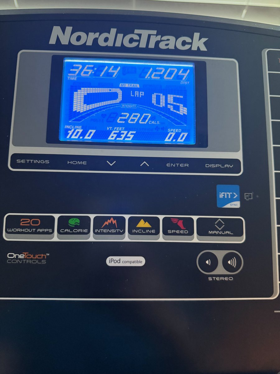 Love my treadmill, de-stressing and walking. #workingout