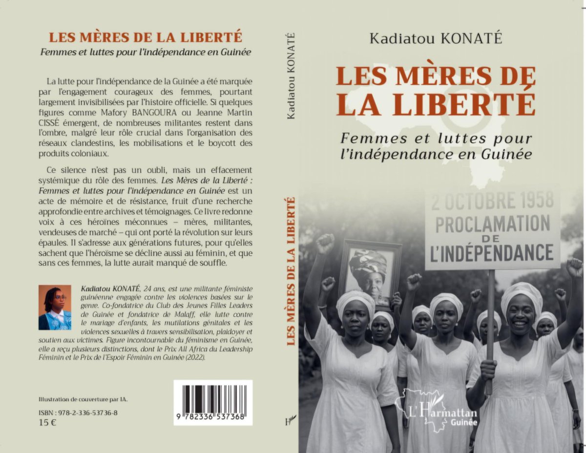 Je suis particulièrement remplie de fierté et de gratitude de vous annoncer que mon livre "Les mères de l'indépendance" prefacé  par Saran Daraba.
Ce livre est le résultat d’une longue réflexion, de recherches documentaires et de rencontres avec des personnes ressources.👇