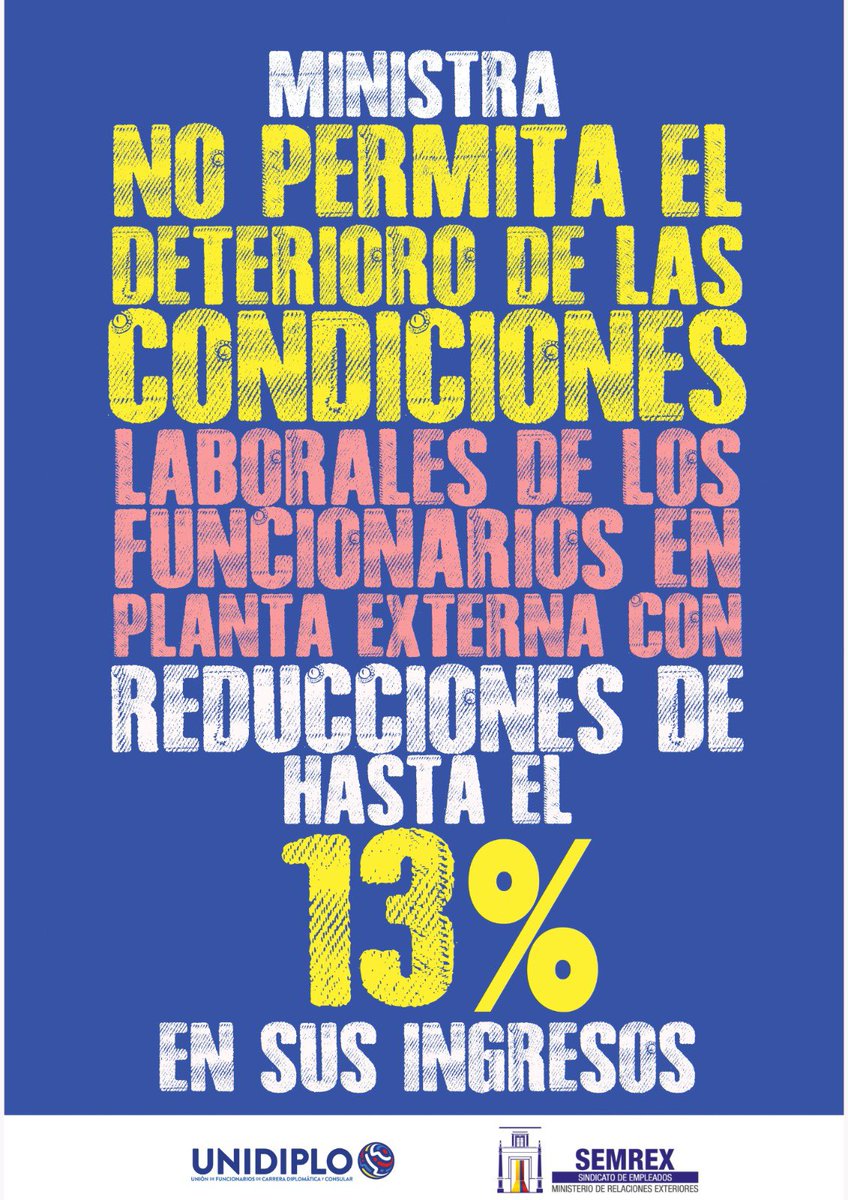 Desde la CGT Nal, hago un llamado a la Ministra <a href="/laurisarabia/">Laura Sarabia</a>, para proteger los ingresos de los funcionarios de planta externa de la <a href="/CancilleriaCol/">Cancillería Colombia</a>.

Con algunas decisiones podrían perder hasta el 13% de sus ingresos, lo que perjudica sus condiciones laborales. <a href="/SEMREXComunica/">SEMREX Cancillería</a>