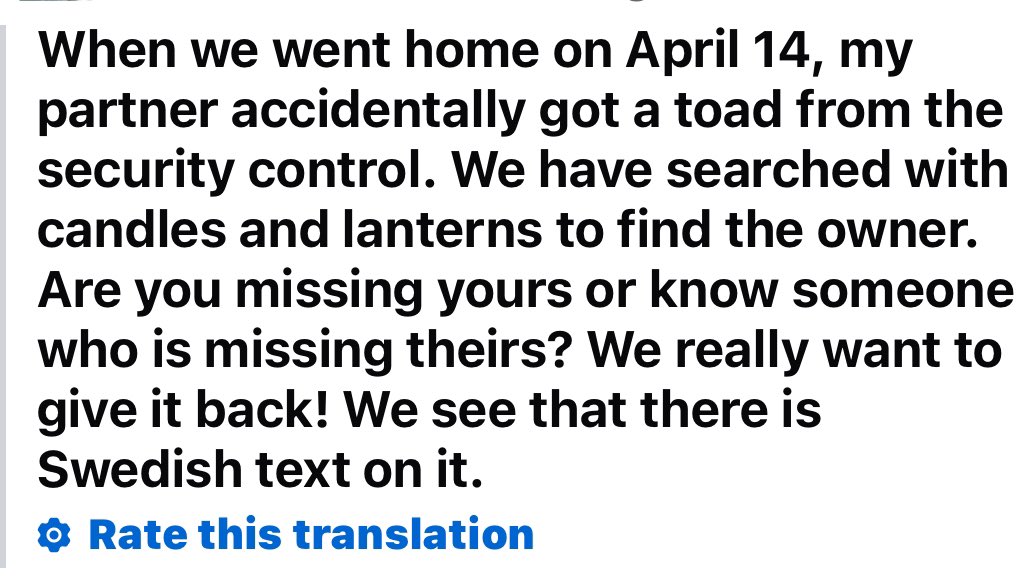 littlemsmaths's tweet image. Gotta love automatic translation on Facebook…