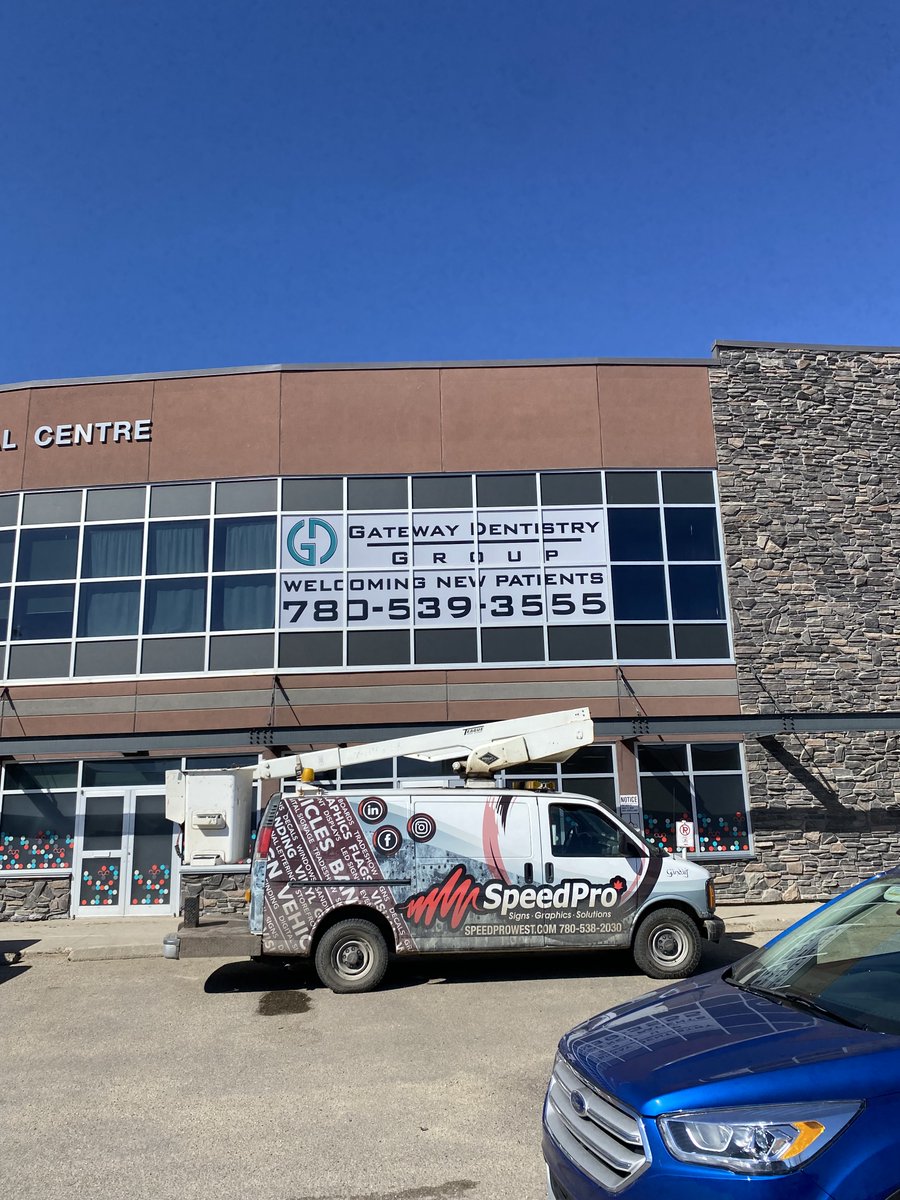 SpeedproCanada's tweet image. Here is a look at what our SpeedPro Grande Prairie location has been up to lately! #speedprograndeprarie #speedpro #storefrontsignage #outdoorsignage #signs #windowgraphics #getnoticed