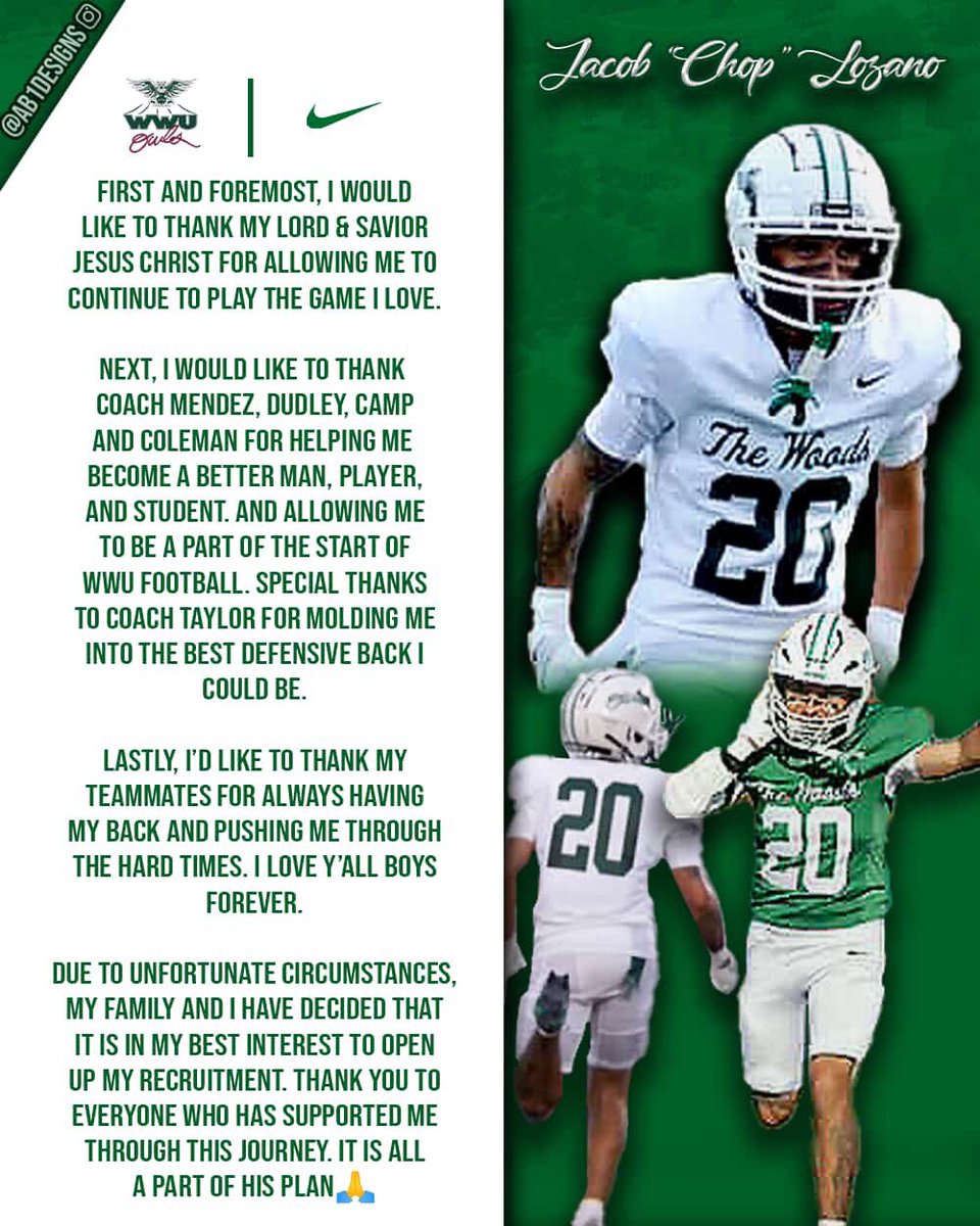 jxcoblozxno's tweet photo. 🚨Versatile DB w/ 1 Year of Eligibility 
✅Starter in the best NAIA conference 
🏠Looking for a home. 5’9 150lbs
🎥 Junior Season film https://t.co/JNn2niJyK5