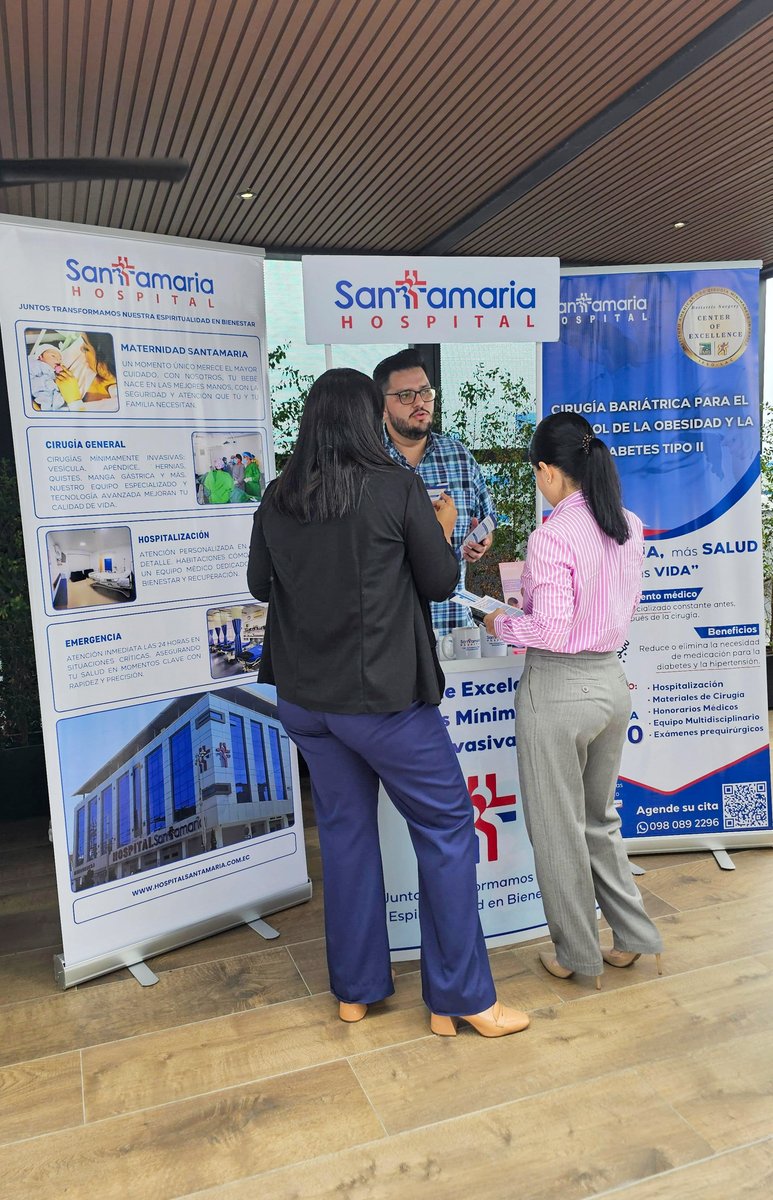 HSantamariaEC's tweet photo. 📞 Feria de Salud en @MovistarEC 📞

Una jornada dedicada al bienestar de quienes hacen posible que el mundo siga conectado, dando a conocer nuestros servicios 🌍🏥

#salud #feriadedalud #movistar #telefonica #seguroprivado #medicina #humana #aon #guayaquil #ecuador https://t.co/KBnUmBSwHU