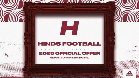 ChaseLightsey's tweet image. #AGTG Blessed to receive an offer from Hinds Community College @CoachDora_ @MSJUCOREPORT @HindsCC_FB