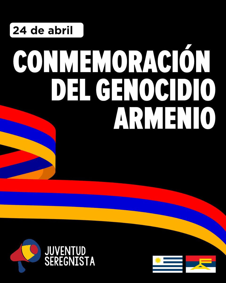 24 de abril – En memoria del Genocidio Armenio
Hoy recordamos a más de un millón y medio de armenios que fueron víctimas de uno de los crímenes más atroces del siglo XX. Recordar es un acto de justicia. Nombrar, una forma de resistir al olvido.
La memoria del pueblo armenio vive.