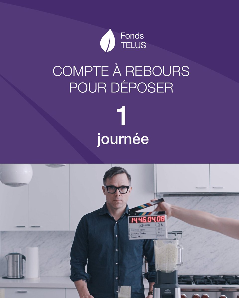 ⏳ The final countdown has begun! Just ONE day left until the TELUS Fund application deadline (April 25).

Don’t wait—complete your application and submit it on time for the chance to receive funding!

Apply now: telusfund.ca/apply-now/

#DeadlineReminder #TELUSFund #FilmFunding
