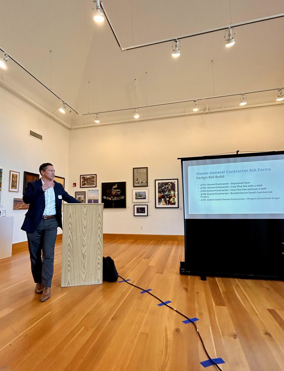 We had a great AIA Continuing Education event at the Wayne Art Center last night on construction project delivery methods and their contracts. Thank you to Thomas Jefferson University and Cohen Seglias for partnering with us to make this event happen!
#craymonddavis #aia #tjucabe