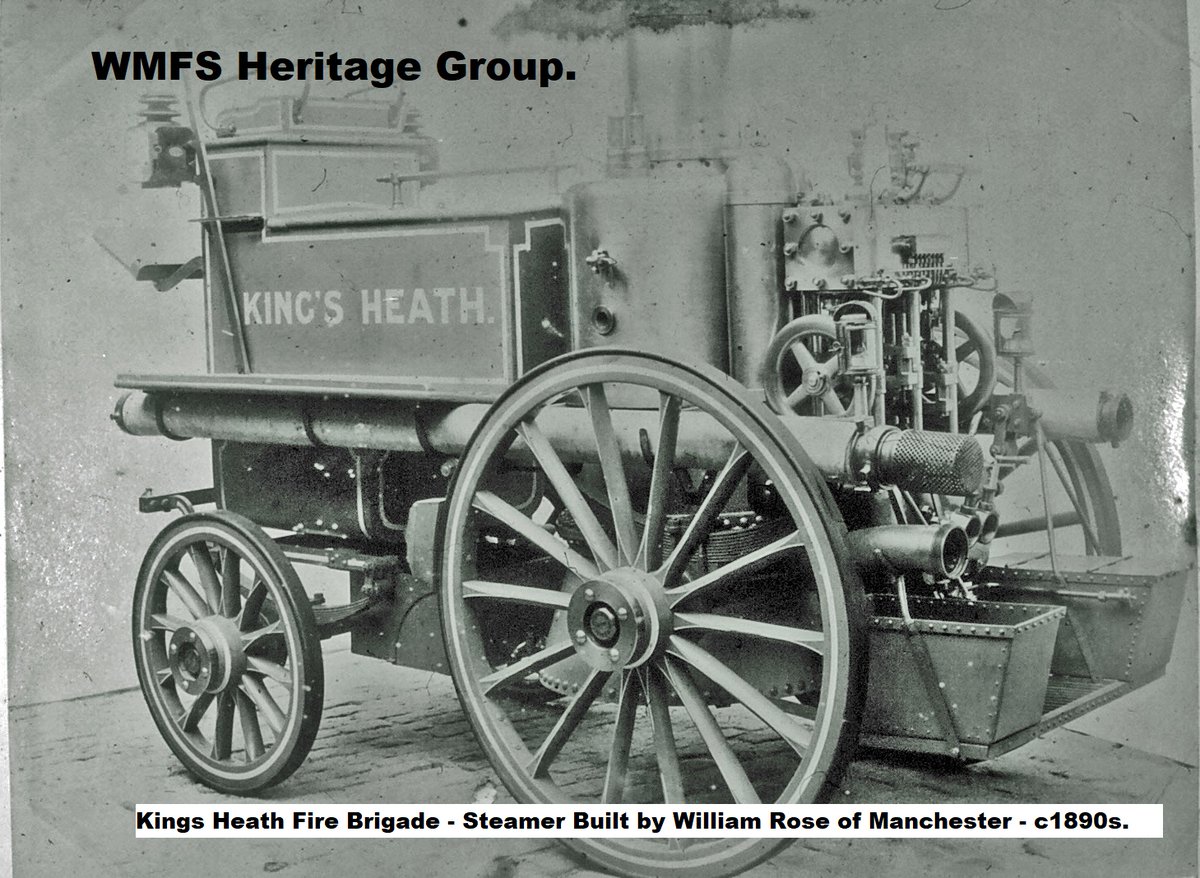 Kings Heath Fire Brigade - Steamer Built by William Rose of Manchester - c1890s.
