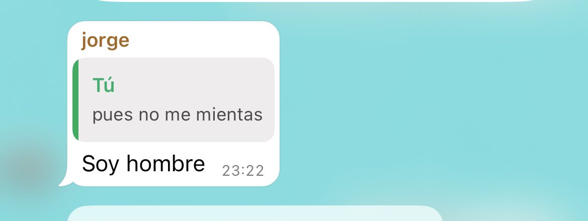 por lo menos lo acepta