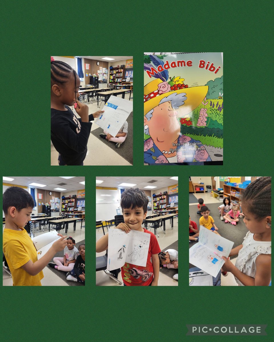 Où est mon chapeau? Reading their stories, based on Madame Bibi, to the class <a href="/Glade_Gators/">ForestGladeGators</a> <a href="/MsAwender/">Ms Awender</a>