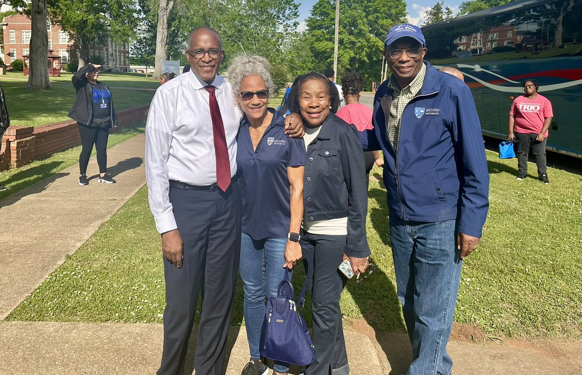 Walter M. Kimbrough (@hiphopprez) on Twitter photo So happy to see my <a href="/du1869/">Dillard University</a> family that brought Upward Bound students to visit <a href="/Talladega_1867/">Talladega College</a> today. So happy to see my <a href="/du1869/">Dillard University</a> family that brought Upward Bound students to visit <a href="/Talladega_1867/">Talladega College</a> today.