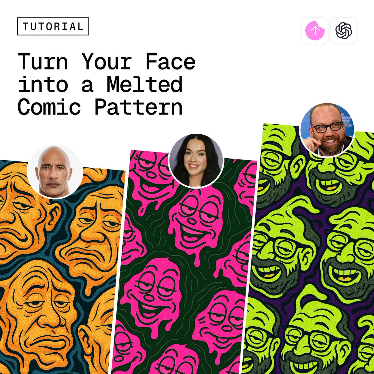 I asked AI to melt famous faces into a 90s comic loop — 

the results are wild. Here's how you can create yours 👇