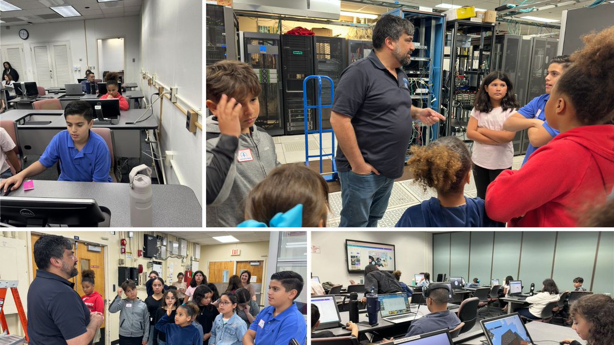mdcpsCIO's tweet image. Truly enjoyed having future tech enthusiasts visit us for #TakeAChildToWorkDay @MDCPS. Showing them the nuts and bolts of our district's tech and the applications they use every day was a privilege. Hope we sparked some curiosity and maybe even a future career path! 🚀#EdTech