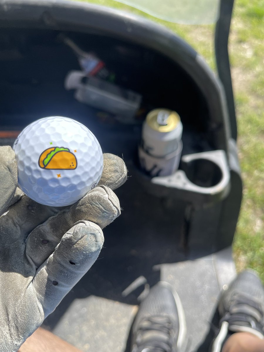 It’s time! Golf! #TacoBall #IYKYK