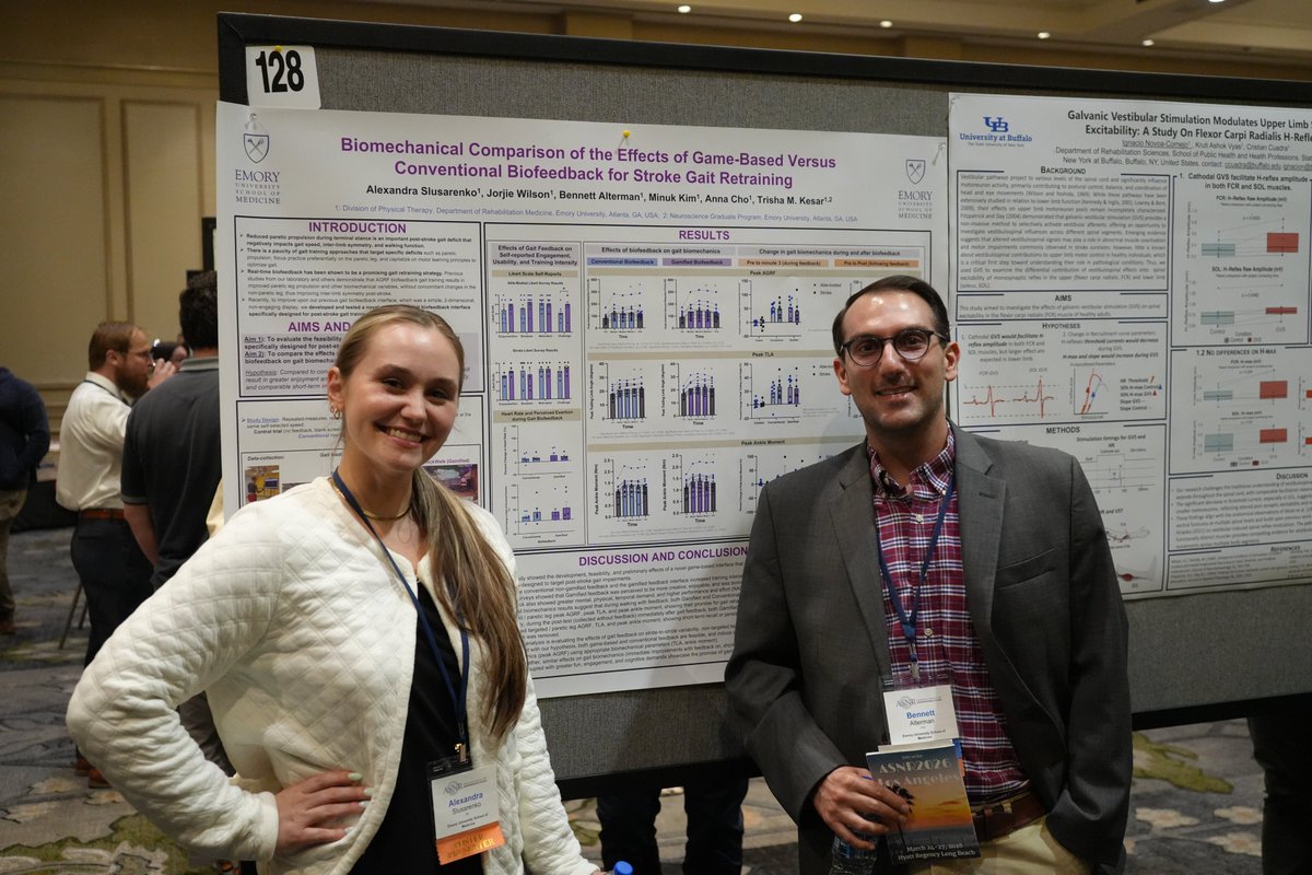 ASNRehab's tweet photo. We're enjoying our second poster session at #ASNR2025! Lots of remarkable #neurorehabilitation research on display! https://t.co/6aAWmcrDni
