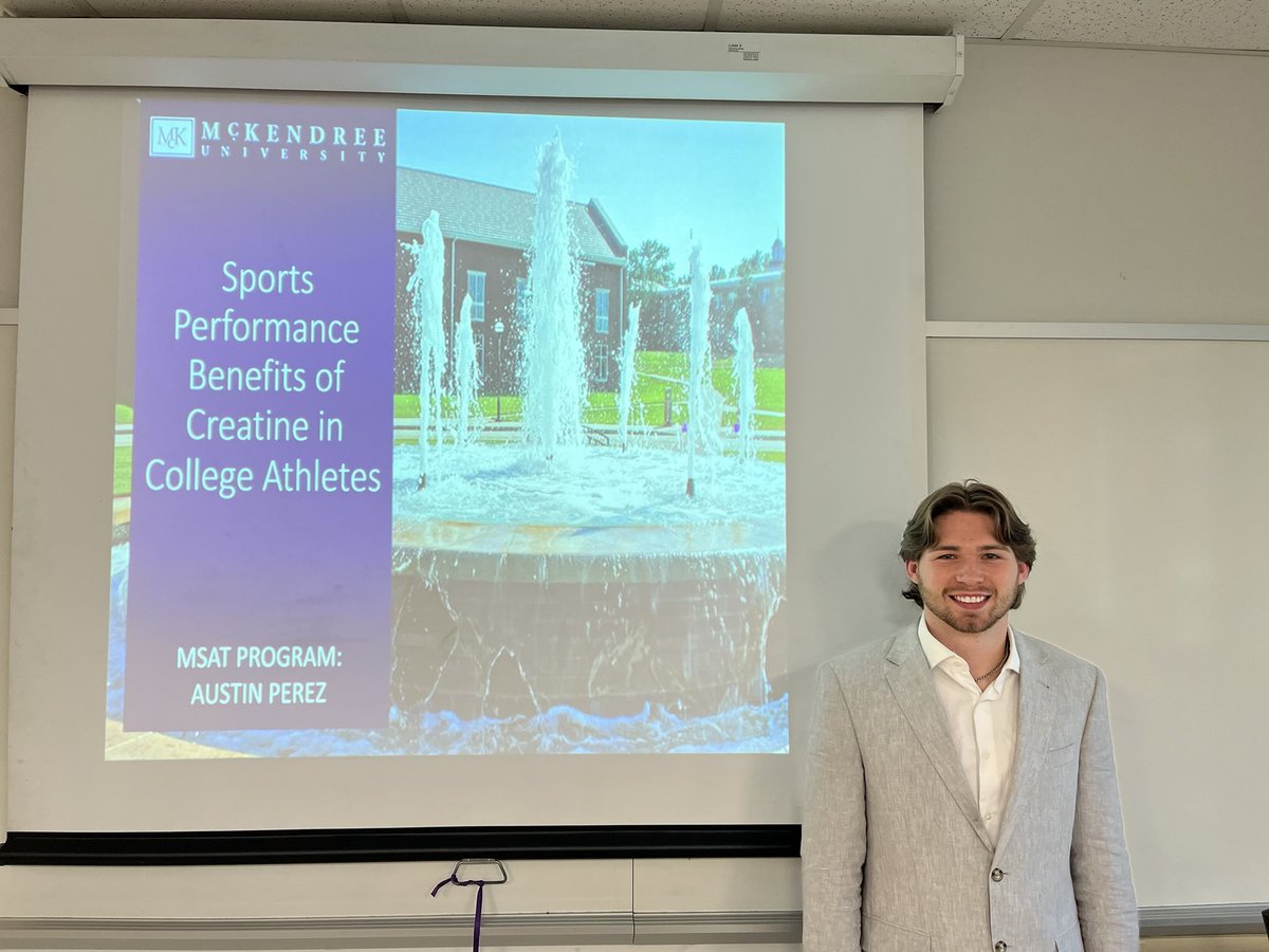 Another McKendree University AEC Presentation by our MSAT students. Way to go Austin!