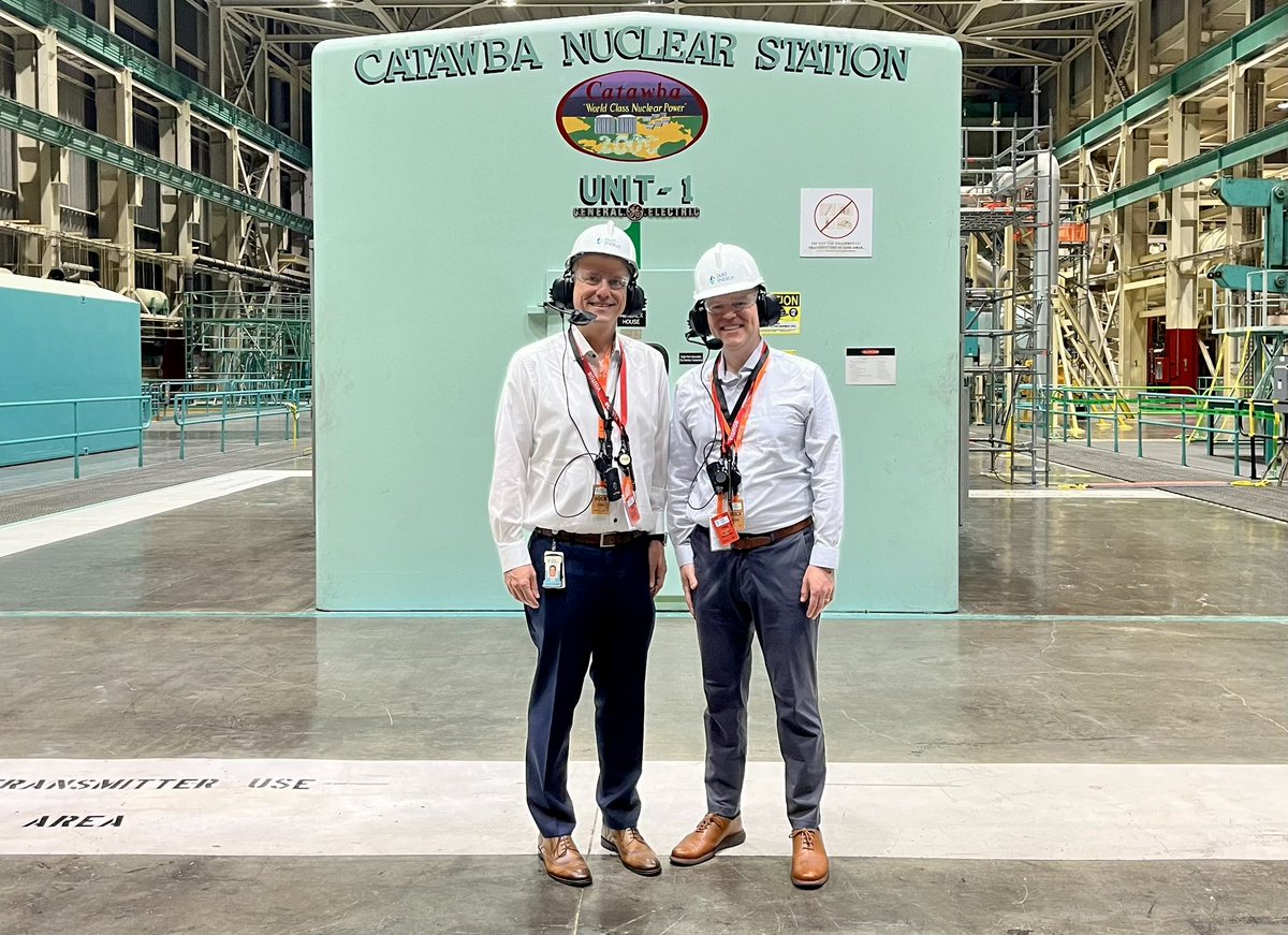 David Rosner (@rosnerferc) on Twitter photo Toured the Catawba Nuclear Station in York, SC today. The scale of the facility—which generates electricity to power 1.4 million homes—was impressive as was the professionalism of the team running the plant. Thank you Harry Sideris and the <a href="/DukeEnergy/">Duke Energy</a> team for hosting. Toured the Catawba Nuclear Station in York, SC today. The scale of the facility—which generates electricity to power 1.4 million homes—was impressive as was the professionalism of the team running the plant. Thank you Harry Sideris and the <a href="/DukeEnergy/">Duke Energy</a> team for hosting.