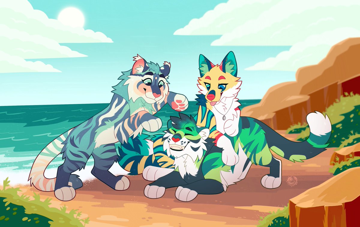 Comm upgrade/monthly ☕️ reward combo for kaleidoscopial!