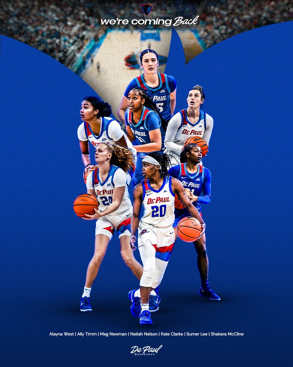 Right where we're supposed to be 🏠

#DePaulBall x #BlueGrit 🔵😈