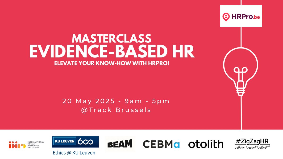 Join us for the evidence-based HR conference. 

Hrpro.eventgoose.com