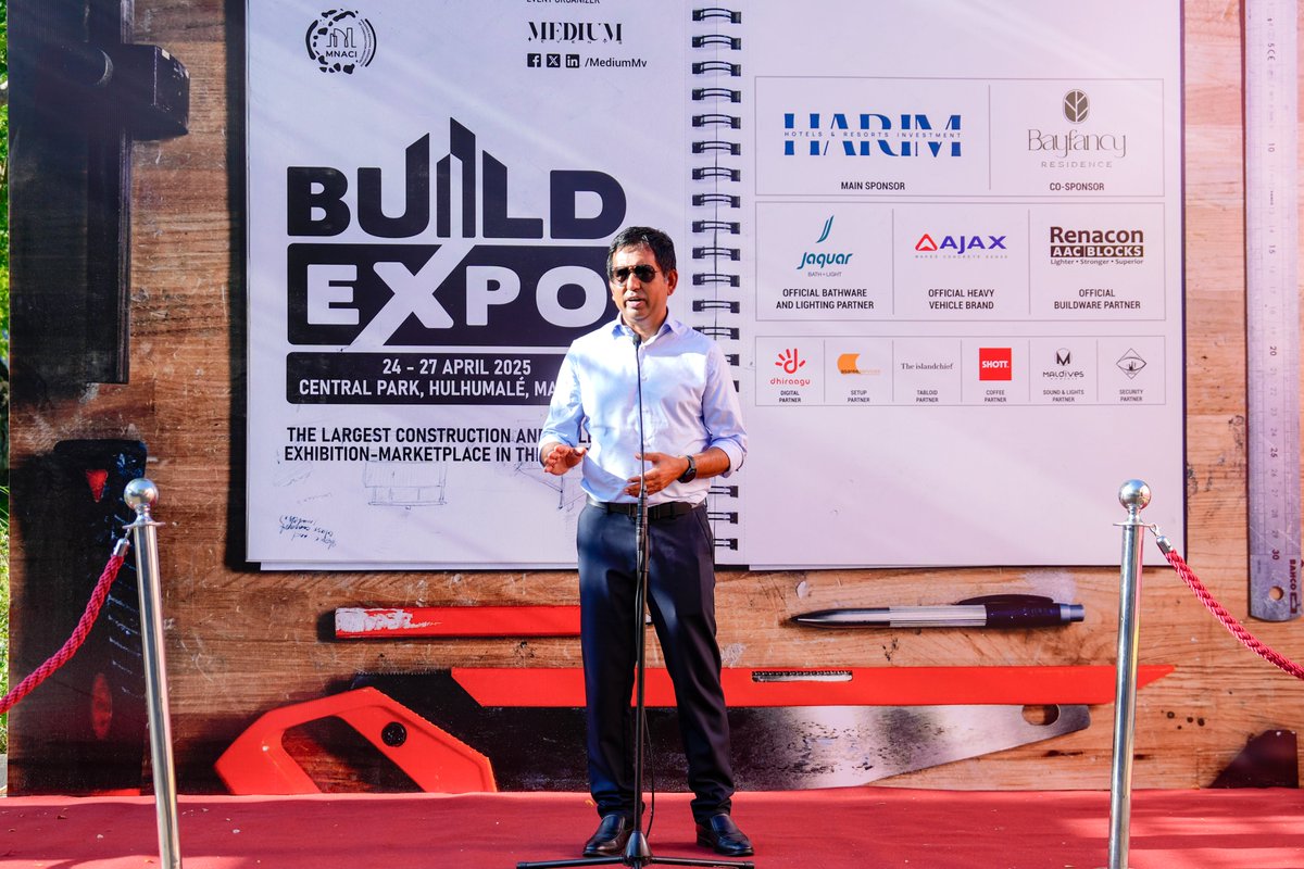 BuildExpoMv's tweet photo. Highlights from Day 1 of Build Expo 2025!
Here’s a look at the exciting moments that kicked off Day 1 of Build Expo 2025

Join us from 24th to 27th April, daily from 4:00 PM to 6:00 PM and 8:00 PM to 10:00 PM at Central Park Hulhumale"

@MNACI_Maldives https://t.co/gM7wDPDCW2