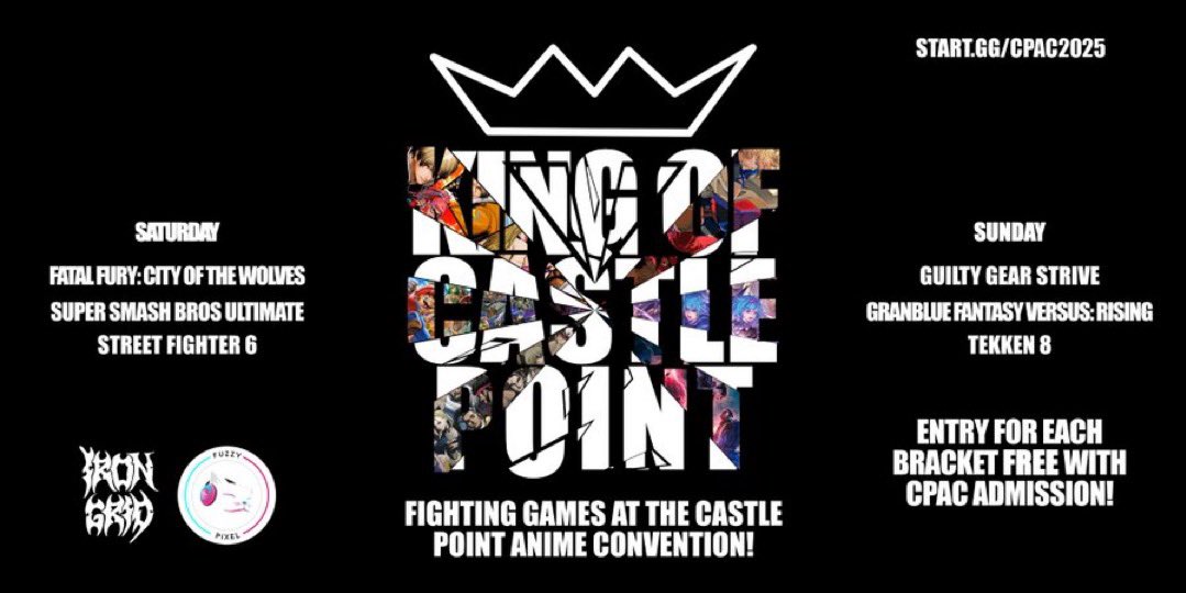 We may not be hosting this year but our fam over at <a href="/SSWSTUDIOS/">Sinister Shadow Studios</a> and <a href="/FuzzyPixelgg/">Fuzzy Pixel</a> will be holding it down at <a href="/CastlePointCon/">Castle Point Anime Convention</a>! Registration is open NOW! ⬇️