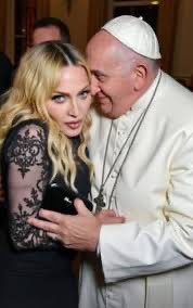 WMelchizedek's tweet photo. @drpenking Pope Francis and Madonna the singer. https://t.co/M4KvHDzGkS