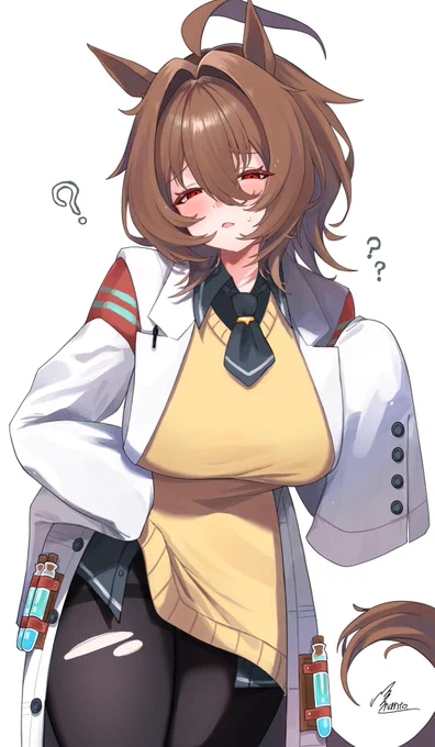 タイツが破れたタキオン 