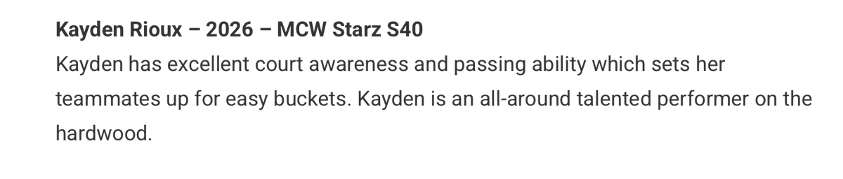 Kayden.Rioux (@kaydenrioux15) on Twitter photo Comments from Jr. All-Star Basketball
New England Spring Showdown 2025
<a href="/MCWSTARZ/">MCW STARZ</a>
<a href="/smith31matt/">Matt Smith</a>
<a href="/BGHS_Cardinals/">BGHS Athletics</a> Comments from Jr. All-Star Basketball
New England Spring Showdown 2025
<a href="/MCWSTARZ/">MCW STARZ</a>
<a href="/smith31matt/">Matt Smith</a>
<a href="/BGHS_Cardinals/">BGHS Athletics</a>