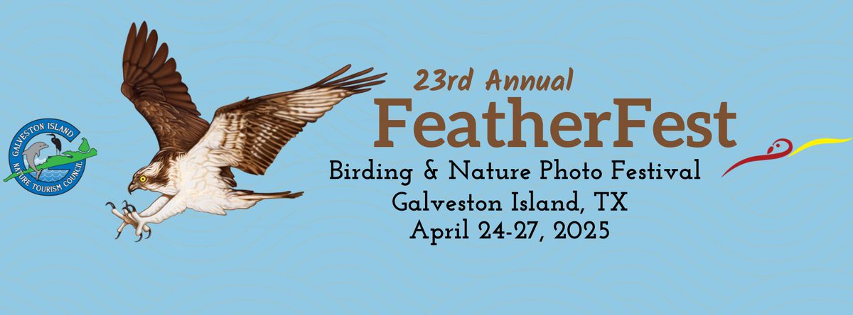 Moody Gardens welcomes #GalvestonFeatherfest attendees this week. Good luck to everyone on their birding journey! galvestonfeatherfest.com