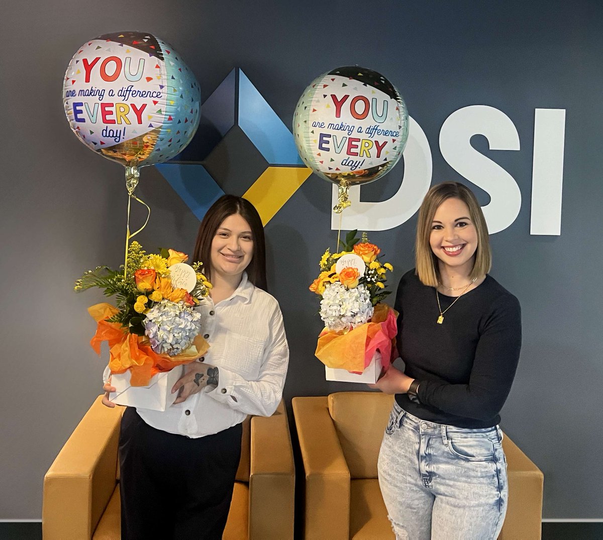 DSISystemsInfo's tweet photo. Yesterday was Administrative Professionals Day! 💼💐

Big shoutout to Joselyn and Amanda for everything they do to keep DSI running like clockwork.
And to all the amazing admin pros out there - thank you! 👏

#TheDSIway https://t.co/EhMs7TTvcX